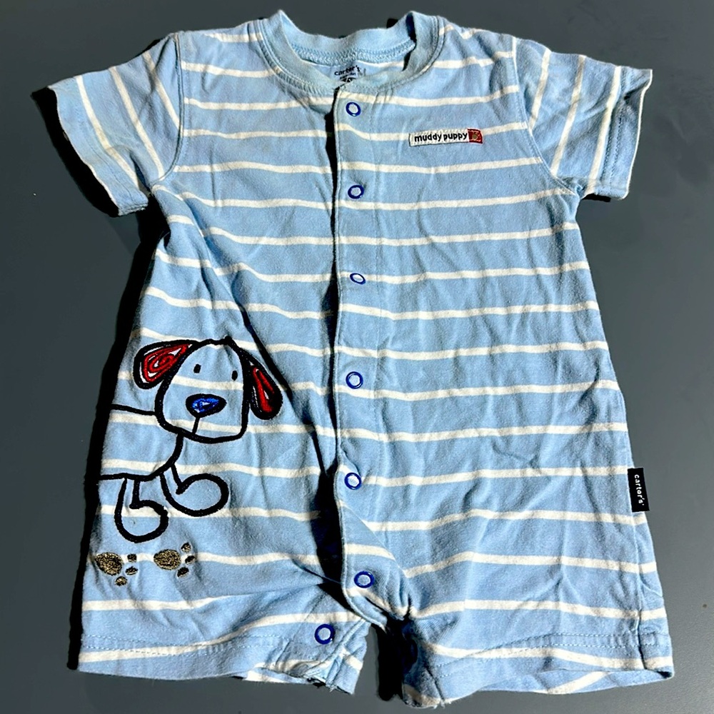 Carters one piece short sleeve short legs jumper